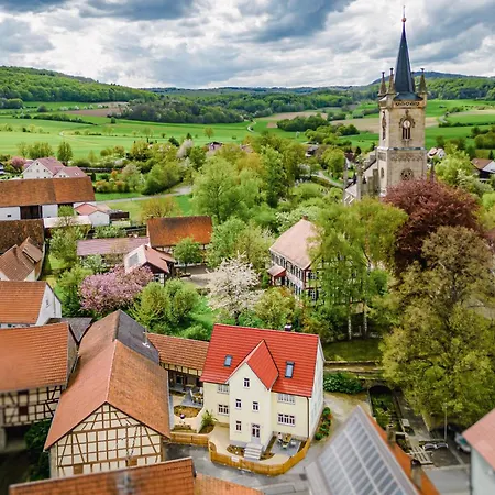 Ferienwohnung Am Kirchbrunnen In Der Rhoen Urspringen Extérieur photo