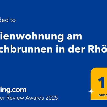 Ferienwohnung Am Kirchbrunnen In Der Rhoen Urspringen Extérieur photo