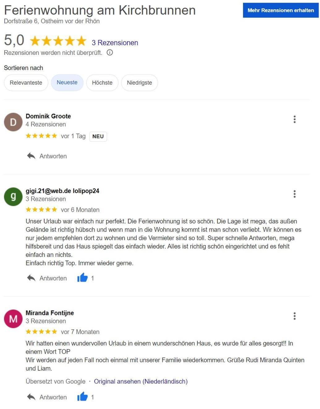 Am Kirchbrunnen In Der Rhoen Appartement Urspringen